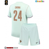 Otroške Nogometnih dresov Francija Rayan Cherki #24 Gostujoči SP 2026 Kratki rokavi (+ hlače)